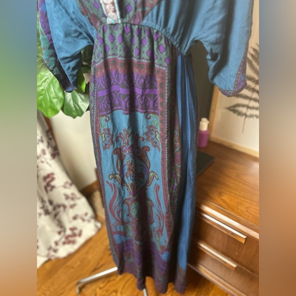 Bohemian Blue Maxi Dress - Picture 3 of 5